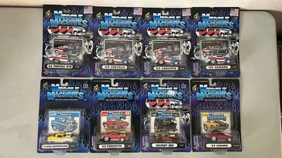 Lote de 8 coches nuevos Muscle Machines escala 1:64 Foto 1 de 4