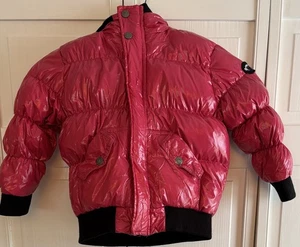 Chaqueta acolchada Appaman 4T rosa con capucha manga larga - Imagen 1 de 5
