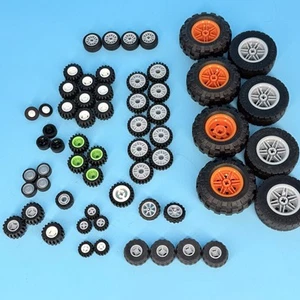 Lego Reifen Räder Felgen Lot Set Fahrzeug Auto LKW Teile - Bild 1 von 6