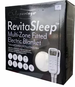 Onkaparinga RevitaSleep Multi-Zone Fitted Electric Blanket Size QB New - Picture 1 of 3