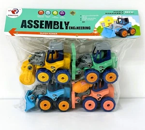 🙂 DIY PUZZLE ZERLEGUNG 4 STCK. MONTAGE ENGINEERING LKW SPIELZEUG SET 🙂 CP54117 - Bild 1 von 4