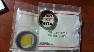 Qty-2 110-1214-05 OVERSIZE VALVE SEAT Insert Onan JB JC Genuine Parts 2 PC LOT - Bild 1 von 2
