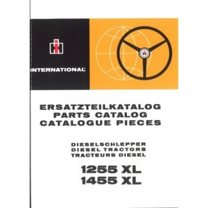 IHC Ciągnik Katalog części zamiennych 1255XL 1455XL Ciągnik Lista części zamiennych - Zdjęcie 1 z 3