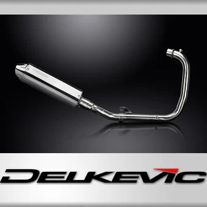 Royal Enfield Hunter HNTR 350 22-24 Full Exhaust 13" Tri-Oval Stainless Muffler - Picture 1 of 4