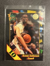 1991-92 Wild Card (10) Stripe Kenny Anderson  #96 RC Rookie GT Nets