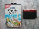 Jeu Master System / Ms Game Captain Silver + boite PAL retro SEGA original*