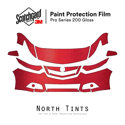 Sujetador transparente con película de protección de pintura precortada 3M PRO PPF para Acura TSX A-Spec 2009-2010 Foto 1 de 4