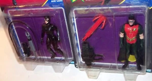 ROBIN CATWOMAN Figure LOT - BATMAN robin animated returns SEALED SHARP vintage - Picture 1 of 6