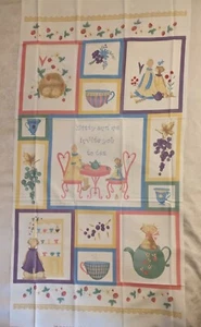 Moda Fabrics High Tea Print Quilt Panel 23" x 45" 5/8 yd. by Sandy Gervais - Picture 1 of 9