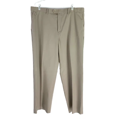 Croft & Barrow Khaki Dress Career Pants Mens 42 x 32 - Image 1 of 4
