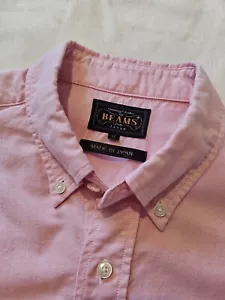 Beams Plus B.D. Oxford Button Down Shirt Pink Made in Japan - Picture 1 of 7