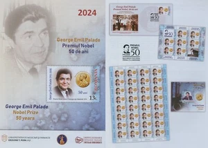 Rumänien 2024 George Emil Palade,Nobelpreis,Medizin,Biologe Mi.8433,Block 1019 - Imagen 1 de 16