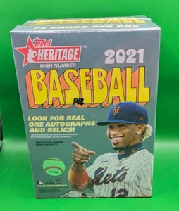 Topps Heritage High Number Baseball Blaster Box 2021 - Foto 1 di 3
