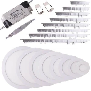 Pannello LED faretto da incasso lampada da soffitto slim rotondo pannello da incasso lampada da parete - Foto 1 di 3