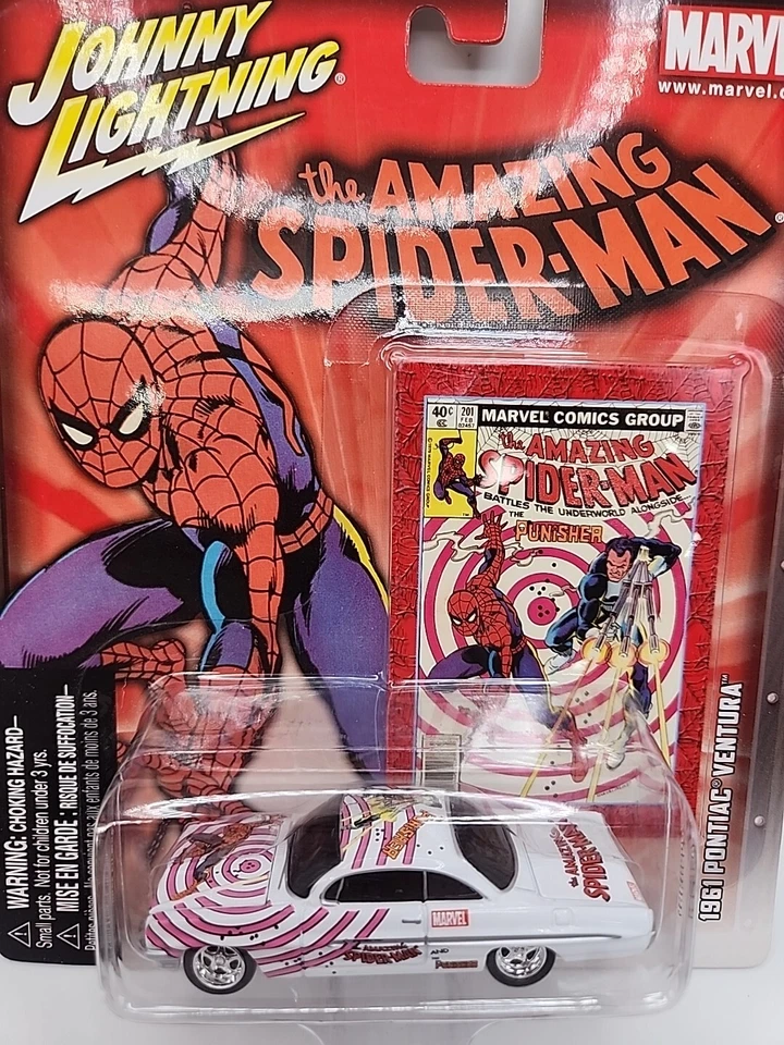 Pontiac Ventura 1961 Johnny Lightning Marvel The Amazing Spiderman Foto 1 de 4