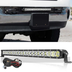 Front Grille Mount 20" LED Work Light Bar w/Wiring For 20-up Dodge RAM 2500 3500 - Picture 1 of 12