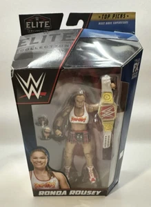 WWE Top Picks Elite Collection Ronda Rousey Action Figure- New Damaged Box - Picture 1 of 4