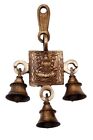 Brass Laxmi Bells Decorative Hanging Bells For Temple Home Office Decor 6''