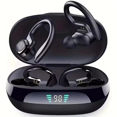 TWS Wireless Bluetooth Earphones Headphones Sports Ear Hook Running Bass Earbuds - Image 1 of 4
