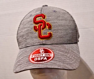 NEU SC Trojaner Flex Mütze Erwachsene Einheitsgröße Einheitsgröße NCAA authentisch USC Scheinkappe Neu mit Etikett Tag - Bild 1 von 7