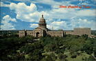 Austin Texas State Capitol building aerial unused vintage postcard