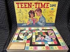 Vintage Very Rare 1950's Warren Games Teen Time Board Game 100% Complete