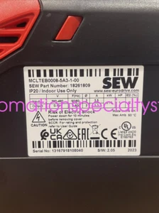 COSER MCLTEB0008-5A3-1-00 Convertidores de frecuencia nuevos envío vía Fedex o DHL - Imagen 1 de 3