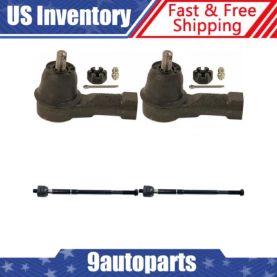 Steering Tie Rod End Inner Outer 4pcs For 2011-2019 Mitsubishi RVR - Image 1 of 3