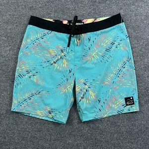 Rip Curl Mens Board Shorts 36 Blue Mirage Paradiso Surf Stretch Pocket Key Loop - Picture 1 of 14