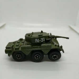 VINTAGE Playart 1:64 Saladin MKII MK2 Green Military Diecast Vehicle HONG KONG - Picture 1 of 6