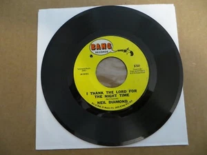 Neil Diamond – I Thank The Lord For The Night Time - 1967 Bang B-547 7" Single - Picture 1 of 2