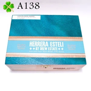 Herrera Esteli Robusto Grande Brasilien Holz Zigarrenkiste 8,25" x 6,25" x 2,75" A138 - Bild 1 von 8