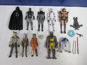 star wars REBELS ACTION FIGURE bundle SET hasbro ZEB MAUL AHSOKA EZRA INQUISITOR - Picture 1 of 6