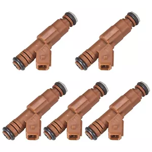 Set of 5 Fuel Injector compatible with Volvo 1998-2009 C70 S70 S80 S60 L5 - Picture 1 of 1