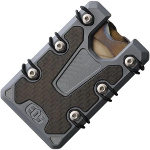 EOS Wallet 3.0 Gray CF With Bottle Opener RFID-Blocking Deep Carry Money Clip - Picture 1 of 2