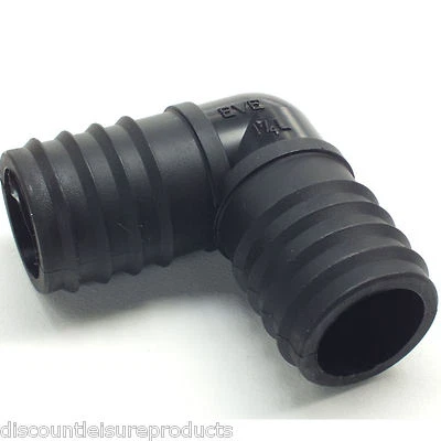 DISCOUNT LEISURE Nuova inserzioneGomito/curva tubo flessibile 32 mm - raccordo tubo plastica - per laghetto/giardino/auto/barca