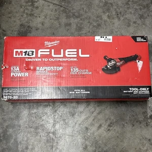 Nuevo Milwaukee Fuel 3670-20 M18 4-1/2"-6" Amoladora de Freno Interruptor de Paleta 18V - Imagen 1 de 6