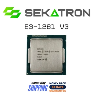 ♻️ Intel Xeon E3-1281V3 3.7GHz Quad‑Core CPU – USED ⚡Tested & Ready & Fast Ship - Picture 1 of 2