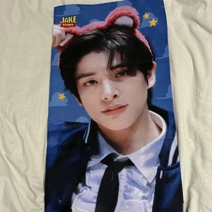 ENHYPEN Jake Slogan Slight Fraying Collectible Band Memorabilia From Japan - Imagen 1 de 5