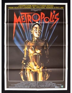 METROPOLIS Plakat Fritz Lang Giorgio Moroder Queen Freddie Mercury A409 - Bild 1 von 1