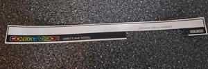 ColecoVision Konsole Original OEM Front Aufkleber Blende Logo Label Ersatz - Bild 1 von 1