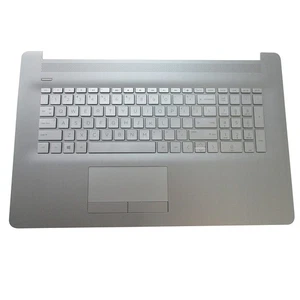 L92785-001 HP Pavilion 17-BY 17-CA Handauflage mit Tastatur ohne Hintergrundbeleuchtung & Touchpad - Bild 1 von 2