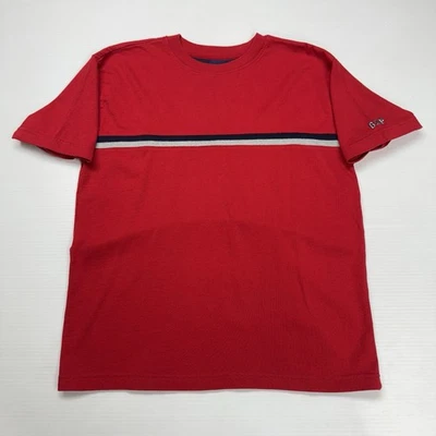 Camisa De Colección Gap Para Hombres 2XL Roja Pecho Rayas Y2K Punk Clásica Patinador Manga Corta Foto 1 de 4