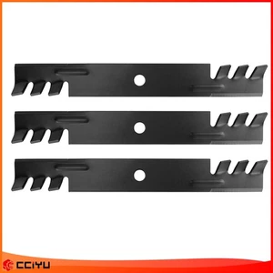 3PK Deck Blades for John Deere GY20569 M115496 M113518 54 in. Decksa - Picture 1 of 9