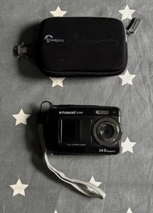 Polaroid iF045 Dual LCD Digital Camera With Storage Card and Case - Picture 1 of 17
