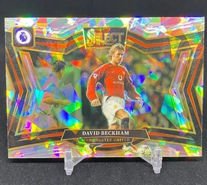 2024-25 Panini Select Premier League nivel de campo David Beckham #246 Ice Prizm - Imagen 1 de 2