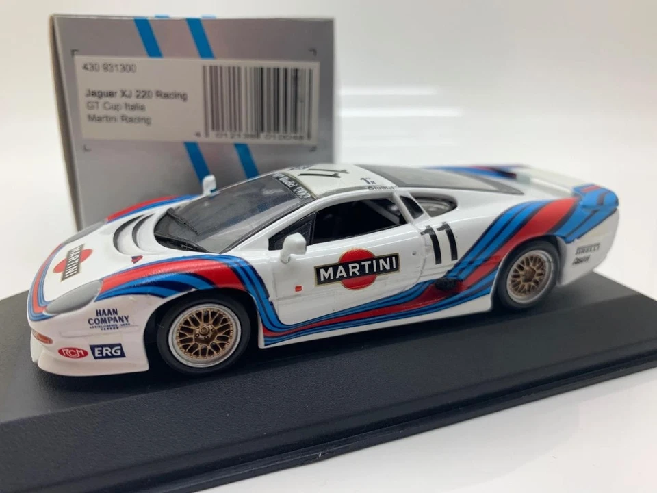 MINICHAMPS JAGUAR XJ 220 RACING GT CUP ITALIA MARTINI RACING 430 931300 1/43 - Image 1 of 1