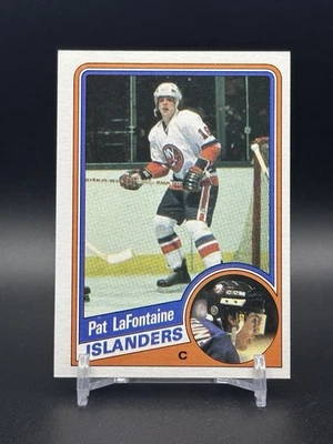 1984-85 Topps Pat LaFontaine New York Islanders #96 novato RC NHL Foto 1 de 2
