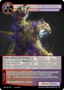 Force of Will Jharina, Ferocious Nightstalker DRC-081 SR súper raro DRC - Imagen 1 de 1