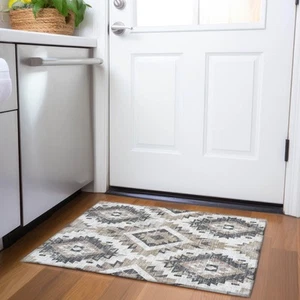 Chantille ACN1878 Taupe 1'8" x 2'6" Indoor/Outdoor, Machine Washable, Easy Cl... - Picture 1 of 6